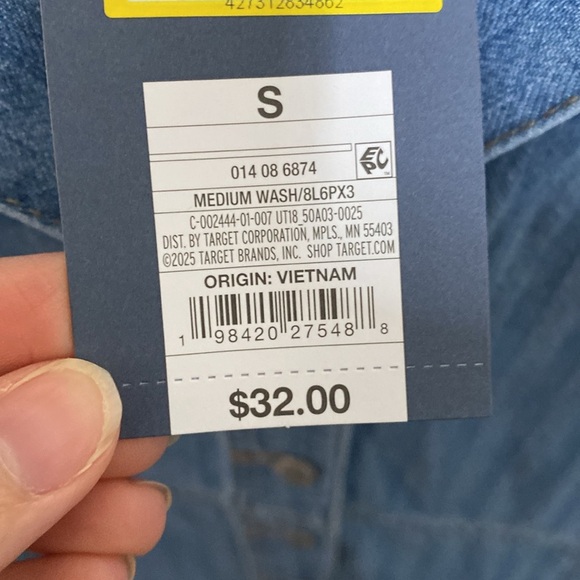 Universal Thread | Dresses | Womens Denim Flouncy Dress Sz Small - Picture 2 of 8
